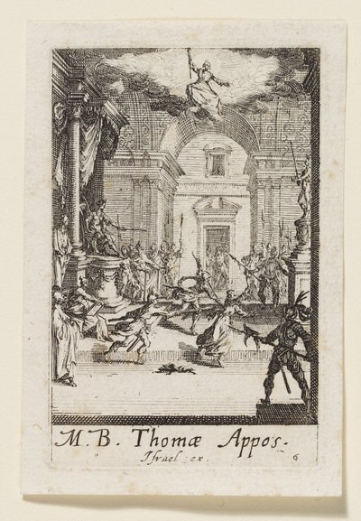 Apoštol Tomáš (Thomas Appos.) od Jacques Callot