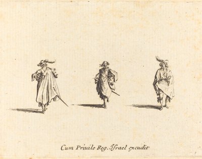 Tři pánové od Jacques Callot