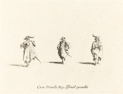 Tři pánové od Jacques Callot