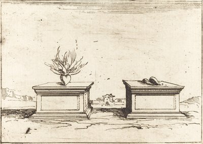 Dvě srdce od Jacques Callot