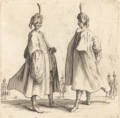 Dva Turci od Jacques Callot