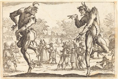 Dva Zanni od Jacques Callot