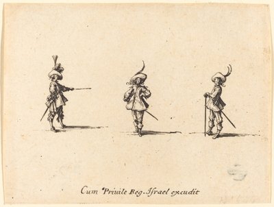 Neozbrojený vrták od Jacques Callot