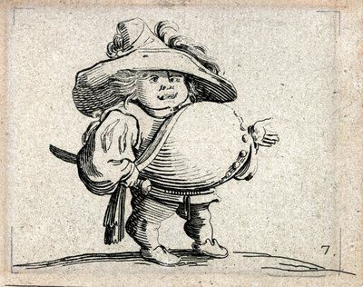 Varie Figure Gobbi ... (rytina) od Jacques Callot