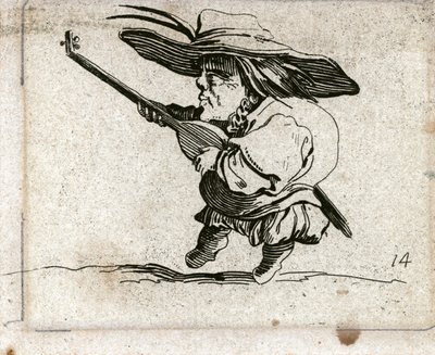 Varie Figure Gobbi ... (rytina) od Jacques Callot
