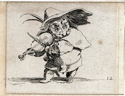 Varie Figure Gobbi ... (rytina) od Jacques Callot