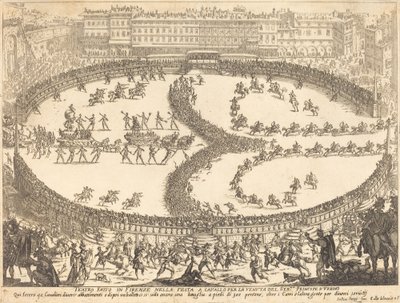 Pohled na festival od Jacques Callot