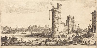 Pohled na Pont Neuf od Jacques Callot