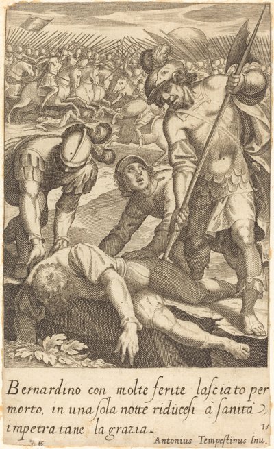 Bernardino od Jacques Callot after Antonio Tempesta
