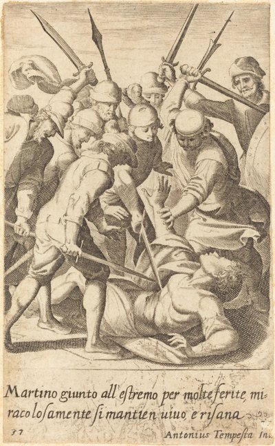 Martino od Jacques Callot after Antonio Tempesta