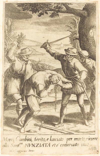 Marco Cambini od Jacques Callot after Donato Mascagni