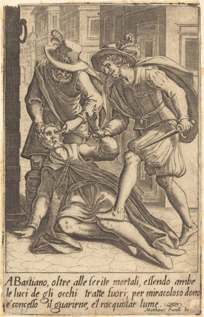 Bastiano od Jacques Callot after Matteo Rosselli
