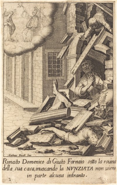 Domenico di Giusto od Jacques Callot after Matteo Rosselli