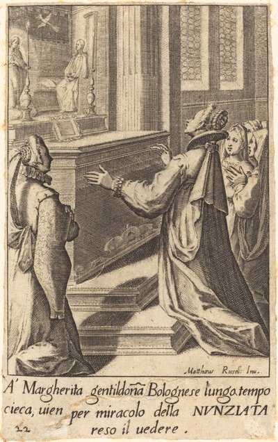 Margherita od Jacques Callot after Matteo Rosselli