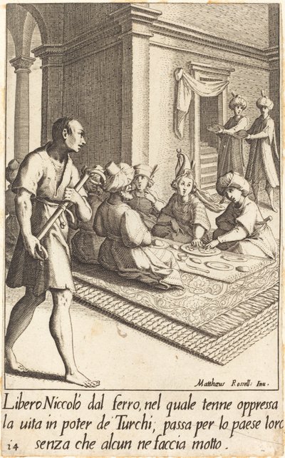 Niccolo od Jacques Callot after Matteo Rosselli