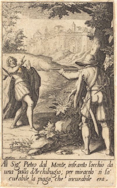 Pietro dal Monte od Jacques Callot after Matteo Rosselli