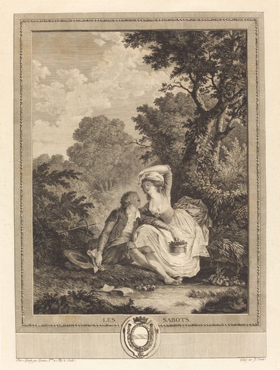 Kopyta od Jacques Couché after Nicolas Lavreince