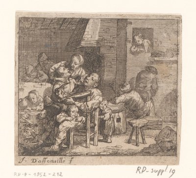 Interiér s houslistou od Jacques Dassonville