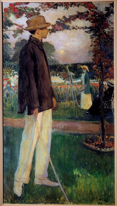 Portrét v nohou Jeana Cocteaua (1889-1963) spisovatel od Jacques-Emile Blanche