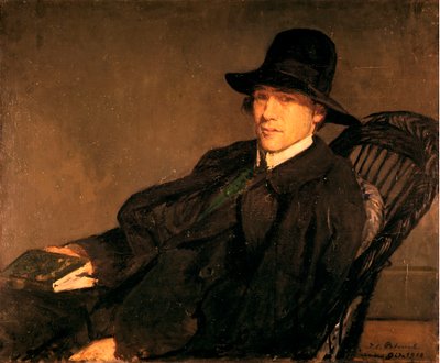 Portrét Andre Gide 1869-1951, 1912. od Jacques Emile Blanche