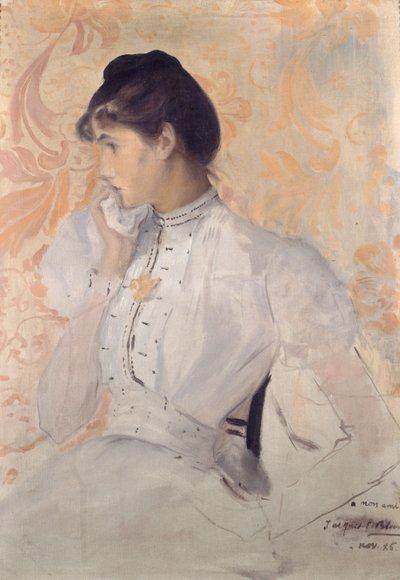 Portrét Henriette Chabot, 1886. od Jacques Emile Blanche