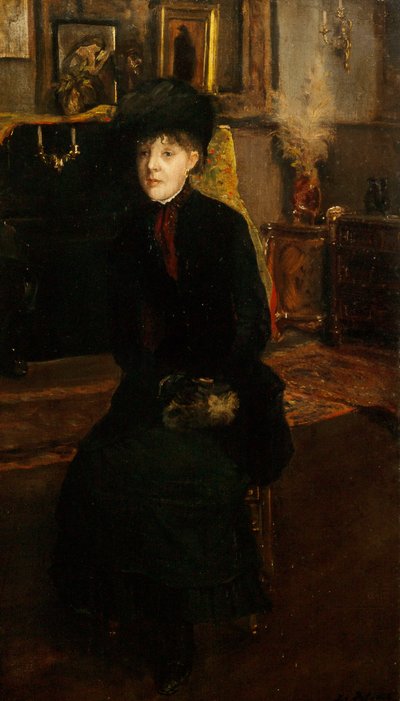 Portrét Mary Cassatt 1844-1926, 1885. od Jacques Emile Blanche