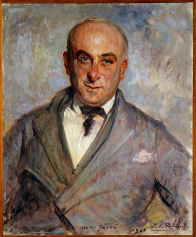 Portrét Maxe Jacoba (1876-1944) Francouzský básník Malba Jacques Emile (Jacques-Emile) Blanche (1861-1942) od Jacques Emile Blanche