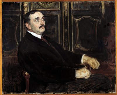 Portrét Paula Claudela (francouzský spisovatel od Jacques-Emile Blanche