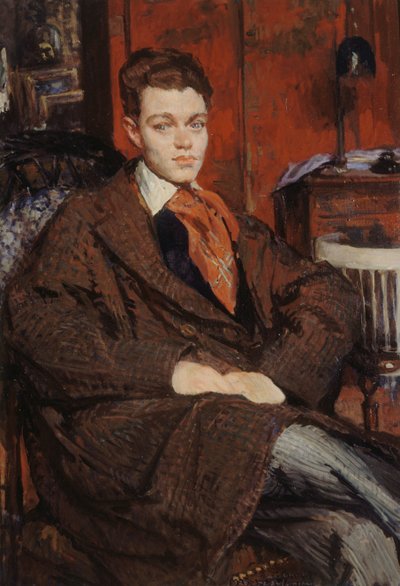 Portrét René Crevel 1900-1935, 1928. od Jacques-Emile Blanche