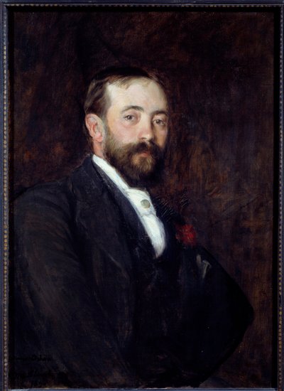 Portrét španělského malíře Dona Rafaela de Ochoa y Madrazo (1858) Obraz Jacques Emile (Jacques-Emile) Blanche (1861-1942) 1890 Sun. 0,55x0,77 m Rouen, Muzeum výtvarných umění od Jacques Emile Blanche