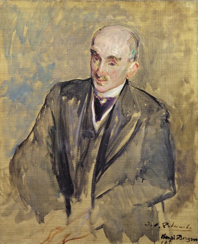 Studie k portrétu Henriho Bergsona (1859-1941) 1911 od Jacques Emile Blanche