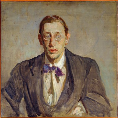 Studie k portrétu skladatele Igora Stravinského od Jacques Emile Blanche