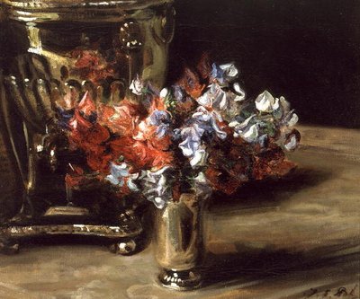Sweet Peas (olej na plátně) od Jacques-Emile Blanche