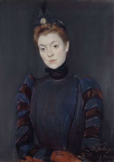 Yvette Guilbert, 1891. od Jacques-Emile Blanche