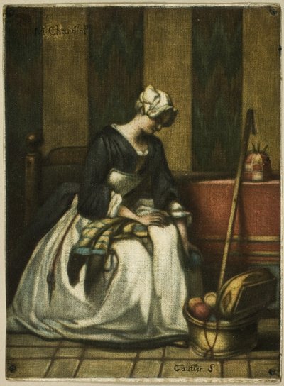 Gobelínový pracovník od Jacques Fabien Gautier d
