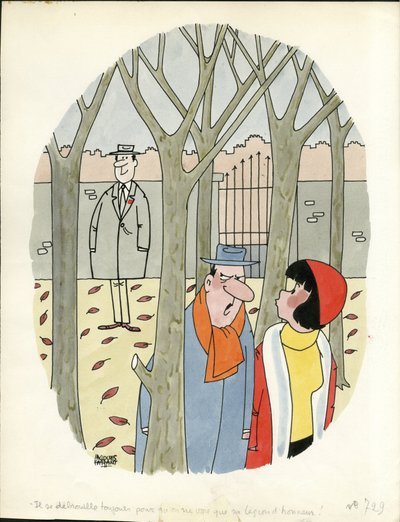Dny Francie, satirické v barvách od Jacques Faizant