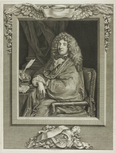 Moliere od Jacques Firmin Beauvarlet