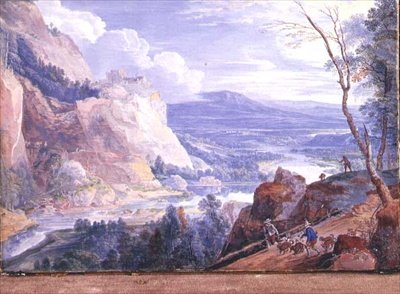 Lovec se smečkou psů od Jacques Fouquieres