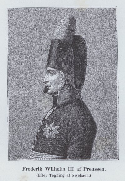 Frederick William III, král Pruska (litho) od Jacques Francois Joseph (after) Swebach