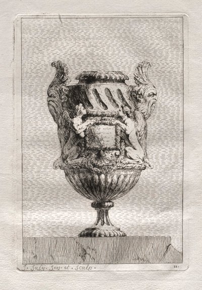 Suita váz: Talíř 11, 1746. od Jacques Francois Joseph Saly