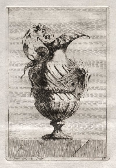 Suita váz: Talíř 16, 1746. od Jacques Francois Joseph Saly