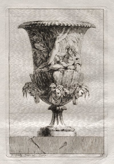 Suita váz: Talíř 17, 1746. od Jacques Francois Joseph Saly