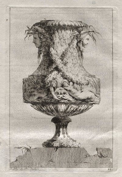 Suita váz: Talíř 20, 1746. od Jacques Francois Joseph Saly