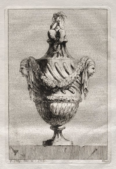Suita váz: Talíř 21, 1746. od Jacques Francois Joseph Saly