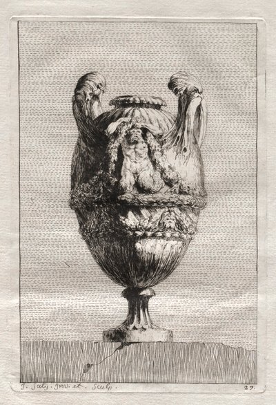 Suita váz: Talíř 27, 1746. od Jacques Francois Joseph Saly