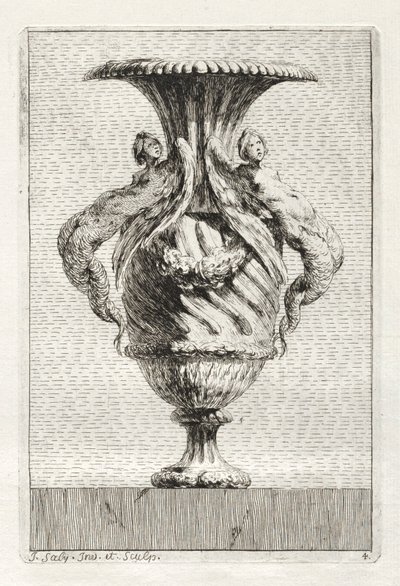 Suita váz: Talíř 4, 1746. od Jacques Francois Joseph Saly