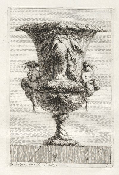 Suita váz: Talíř 9, 1746. od Jacques Francois Joseph Saly
