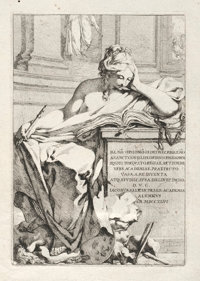 Suita váz: Titulní strana, 1746. od Jacques Francois Joseph Saly