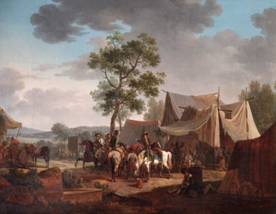 "Tábor", 1796 od Jacques Francois Joseph Swebach