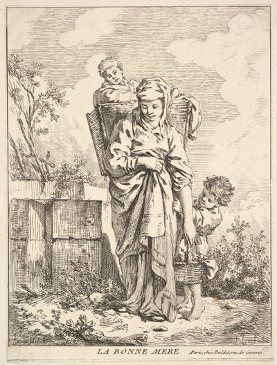 Dobrá matka, 18. století. od Jacques Gabriel Huquier